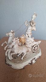 Biga romana ceramica Bassano, Vintage anni 70