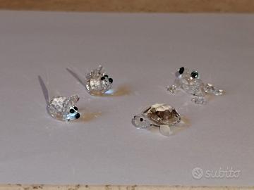 swarovski 4 piccoli animaletti