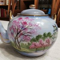 Teiera Vintage Giapponese in Porcellana "Eggshell"