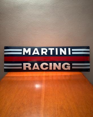Insegna Martini Racing smaltata