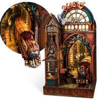 LED Puzzle 3D Stazione Magia Book Nook Kit - Puzzl