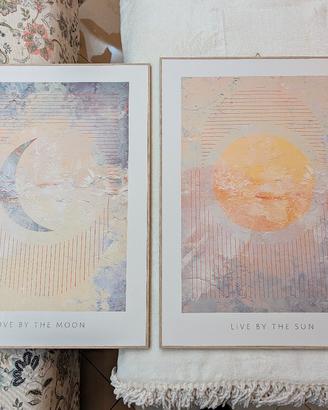 Quadri "Sun & Moon" 70x50