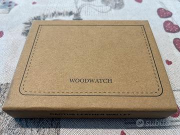 Portafoglio Navy Blue Cactus Leather Wallet - WOOD