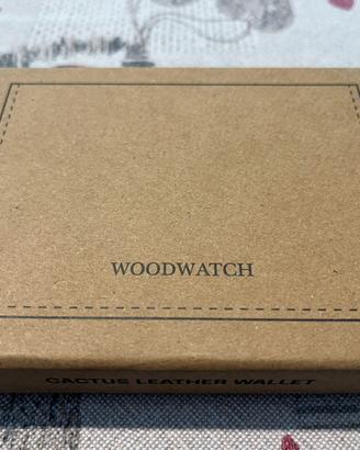 Portafoglio Navy Blue Cactus Leather Wallet - WOOD