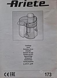 Ariete 173 Centrika Metal Centrifuga Estrattore