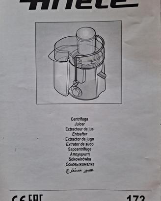 Ariete 173 Centrika Metal Centrifuga Estrattore