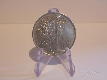 100 Lire Minerva 1963