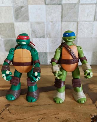 lotto 2 action figure ninja turtles 