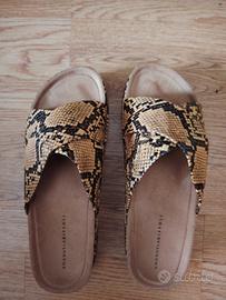 sandali stampa pitone