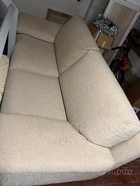 Divano comodo color corda