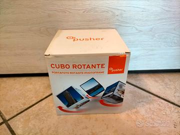 Cubo rotante portafoto nuovo