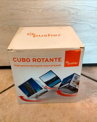 Cubo rotante portafoto nuovo