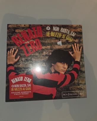 45 giri Renato Zero vinile rosso 