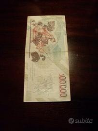 100 mila Lire autografata da MARADONA