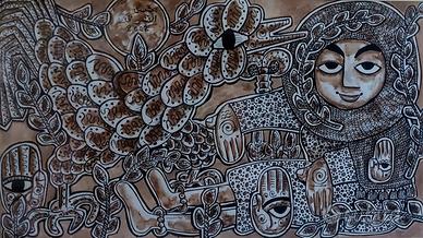 Dipinto originale di Hassan El Shark 
