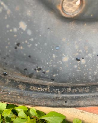 Cerchio ferro diametro 14 fiat 500