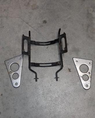 Telaietto porta faro moto con staffe