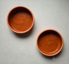 2 ciotole in terracotta