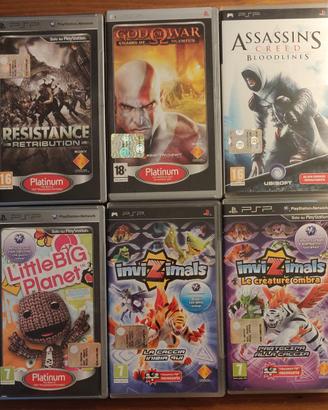 Bundle 6 giochi PSP