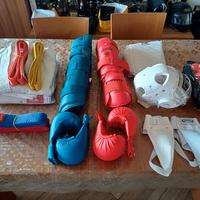 abbigliamento e protezioni per karatè 
