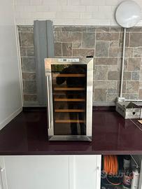 Cantinetta vino Cavist - acciaio e legno nuova