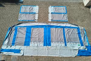 veranda roulotte caravan mikitex modello sovrana