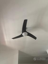 Ventilatore da soffitto moderno a 3 pale con luce