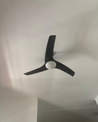 Ventilatore da soffitto moderno a 3 pale con luce