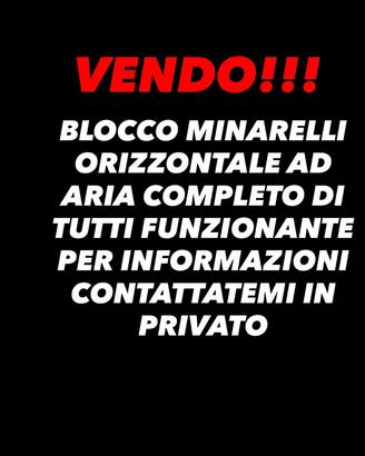 Blocco minarelli orizzontale