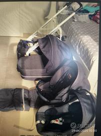 triology inglesina denim jeans + accessori + omag