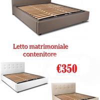 Letto matrimoniale contenitore