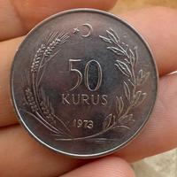 Moneta 50 Kurus Turchia 1973