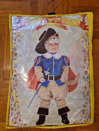 costume carnevale Gatto stivali tg. 3/4 anni