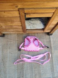 Harnais anti-traction rose pour chien Supet - NEUF
