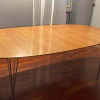 Tavolo Peit Hein Superellipse   in noce 270x120