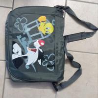 Borsa porta PC notebook laptop Looney Tunes Silves