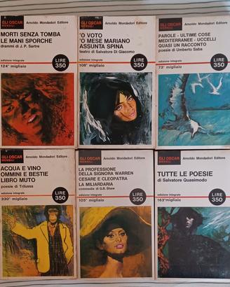 Oscar mensili Mondadori teatro poesia