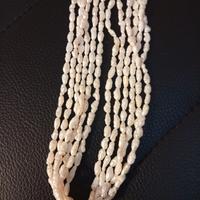 fili di perle vintage a chicco di riso 