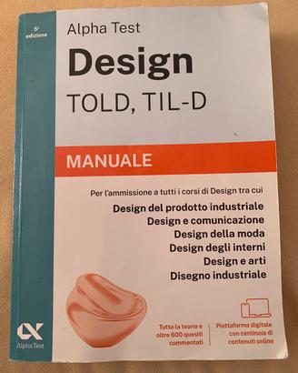 Alpha test DESIGN  MANUALE 5 edizione