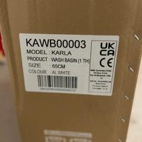 Lavandino Karla RAC Ceramics 65cm bianco (white)