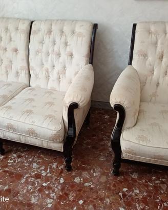 DIVANO 2 POSTI + 2 POLTRONE