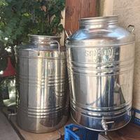 Bidoni per olio di 50 litri in acciaio