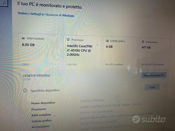 Lenovo i7 8gb ram