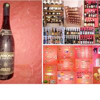 Bottiglia vino Cannonau 1991 ed altri d'annata