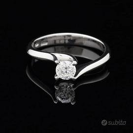 DDGIOIELLI SOLITARIO ORO 18KT BRILLANTE 0.40 CT