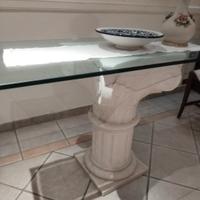 Consolle vetro e resina 