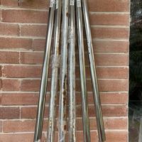 Tubo ferro cromato  2 metri armadio appendiabiti