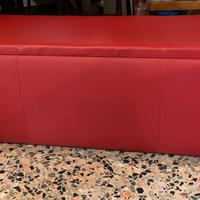 Pouf contenitore rosso