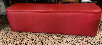 Pouf contenitore rosso