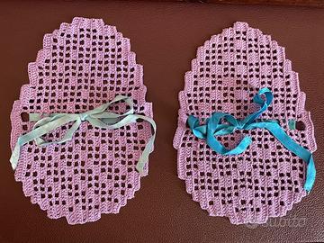 Centrino uovo uncinetto filet